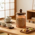 thumbnail image 4 of EGNMCR Organisateurs et Rangement de Garde-Robe, Organisation et Rangement, Bacs de Rangement, Contenants de Rangement Pot de Rangement en Verre Coloré 700 ml pour Collations et Thé de Cuisine Domestique Pot de Rangement en Verre, 4 of 6