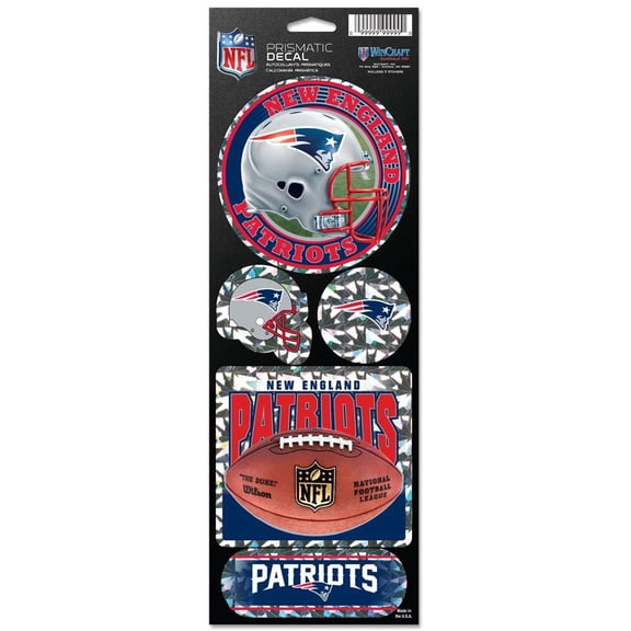 New England Patriots Stickers Prismatic