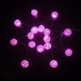thumbnail image 5 of Solar Rattan String Lights, 6.5M 30LED Solar Rattan Ball String Lights Rattan Ball Fairy Lights Waterproof with 8 Mode for Outdoor, 5 of 8