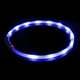 thumbnail image 1 of Collar de perro con collar luminoso LED recargable por USB - collar de seguridad para mascotas de longitud ajustable para perros y gatos - 3 modos Xemadio LKX-0326, 1 of 4