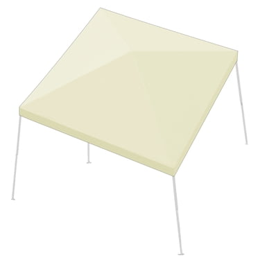 SUNNY 8'x8' Replacement Canopy Top for Slant Leg Frame (Ecru)