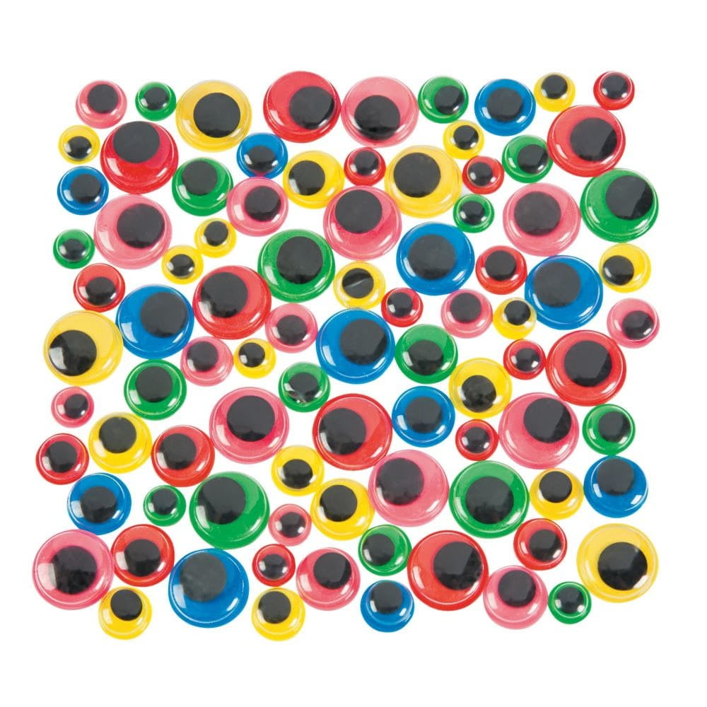 Colored Wiggle Eyes Craft Supplies 500 Pieces