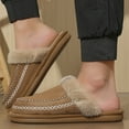 thumbnail image 4 of CHICVOMEY Warm Comfort Slippers for Women Memory Foam House Slippers with Non-Slip Sole - Plush Faux Fur Fuzzy Indoor Outdoor Slides, 4 of 6