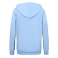 thumbnail image 5 of Women's Zip Up Y2K Hoodies 2026 Spring Casual Long Sleeve Sweatshirts Fall Winter Track Jackets with Pockets Light Blue L, 5 of 8