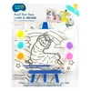 Hello Hobby Paint Your Own Llama & Unicorn Canvases with Paints, 2 Panel Canvases & Mini Easel