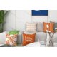 thumbnail image 2 of Fundas de almohada de 18 x 18, moderna funda de almohada para sofá, decorativa de tela de lino para exteriores, para sofá, cama, coche (naranja, 18 x 18, juego de 4) JM, 2 of 6