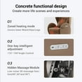 thumbnail image 4 of NOUHAUS Luna Heated Massage Chair Full Body 3D Massage Zero Gravity Dual Sound Systems Low-Noise Motor Living Room（Dark Caramel）, 4 of 10