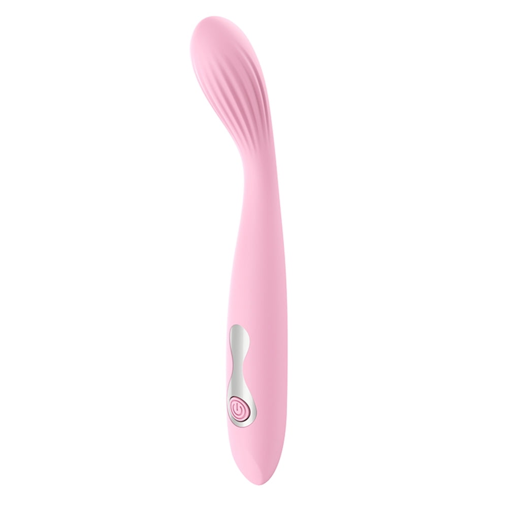 Bigbanana Cordless Handheld Vibrator for Women, 10 Frequency Functional Sex Toy for Adult, Waterproof Rechargeable Wand Massager for Couple, Pink