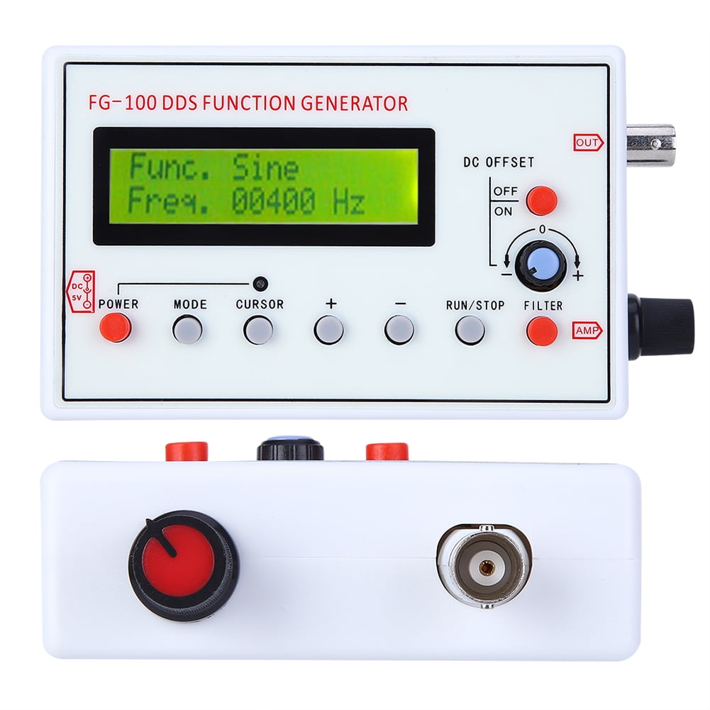 DDS Signal Generator, 1HZ500KHz Function Generator, For Oscilloscope
