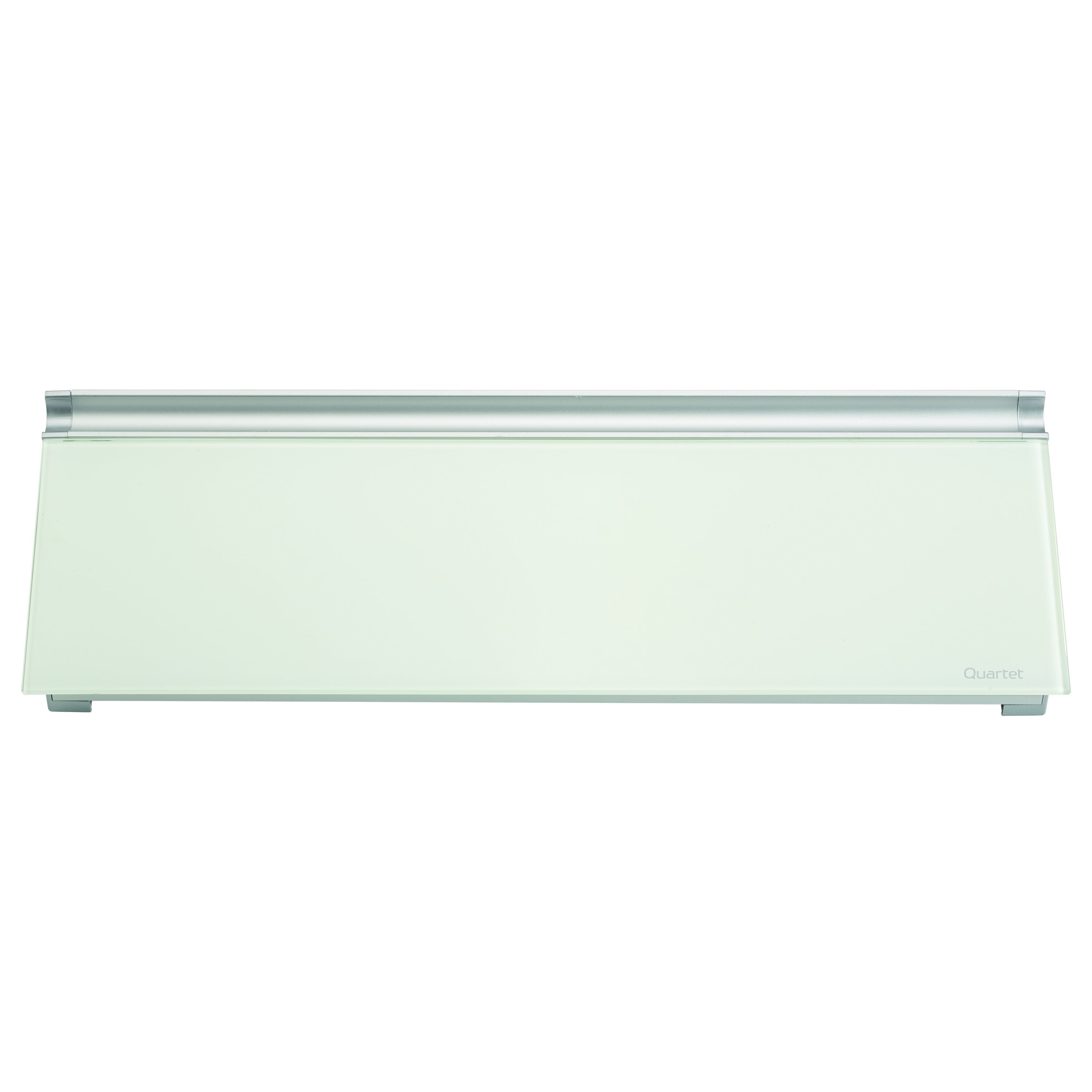 Quartet® Glass Dry-Erase Desktop Easel, White Surface, Frameless, 9W x  11H (GDE119)