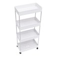 thumbnail image 2 of Estante De Piso Estante De Almacenamiento De Múltiples Capas Soporte De Carrito Estante De Almacenamiento Móvil Organizador Con Ruedas Para Cocina Dormitorio Baño Noticed HA027801-01, 2 of 6