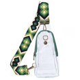 thumbnail image 1 of Sac Banane Transparent en PVC Sac Banane de Hanche Clair Sac à Main pour Dames Sac à Main (Rose), 1 of 10
