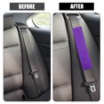 thumbnail image 3 of Unique Bargains Car Seat Belt Protector Pads Shoulder Strap Universal Purple 1 Pair, 3 of 7
