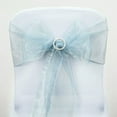 thumbnail image 6 of Efavormart 25pc x Wholesale Sheer Organza Chair Sashes Tie Bows  For Chairs -Catering Wedding Decoration - Serenity, 6 of 7