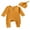 Khaki, variant on Newborn Baby Boy Girls Solid Color Jumpsuit Ribbed Long Sleeve Romper with Hat for Infant Toddler Fall Clothes 2Pcs Set