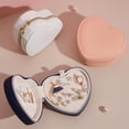 thumbnail image 4 of Mujeres PU Travel Collar Belleza Pendientes Estuche de Almacenamiento Compacto Azul Yuyangstore bandeja de joyería de mujer, 4 of 8