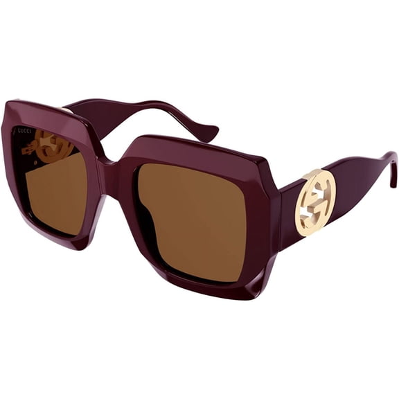 Gucci GG1022S Burgundy/Brown 54/23/140 women Sunglasses