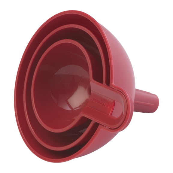 GoodCook Everyday Use Funnels Set of 3 for Kitchen Transfers
