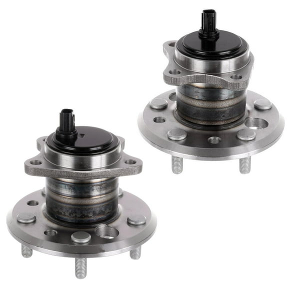Detroit Axle - FWD Rear Wheel Bearing Hubs for 13-18 Lexus ES350, 13-20 ES300h, 2013 2014 2015 2016 2017 2018 2019 2020, 2 Wheel Bearing and Hubs Assembly Replacement