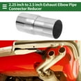 thumbnail image 2 of Adaptador de tubo de escape Mandrel de Unique Bargains, reductor concéntrico de acero inoxidable T304, 2.25'' OD a 2.5'' OD, 2 of 7