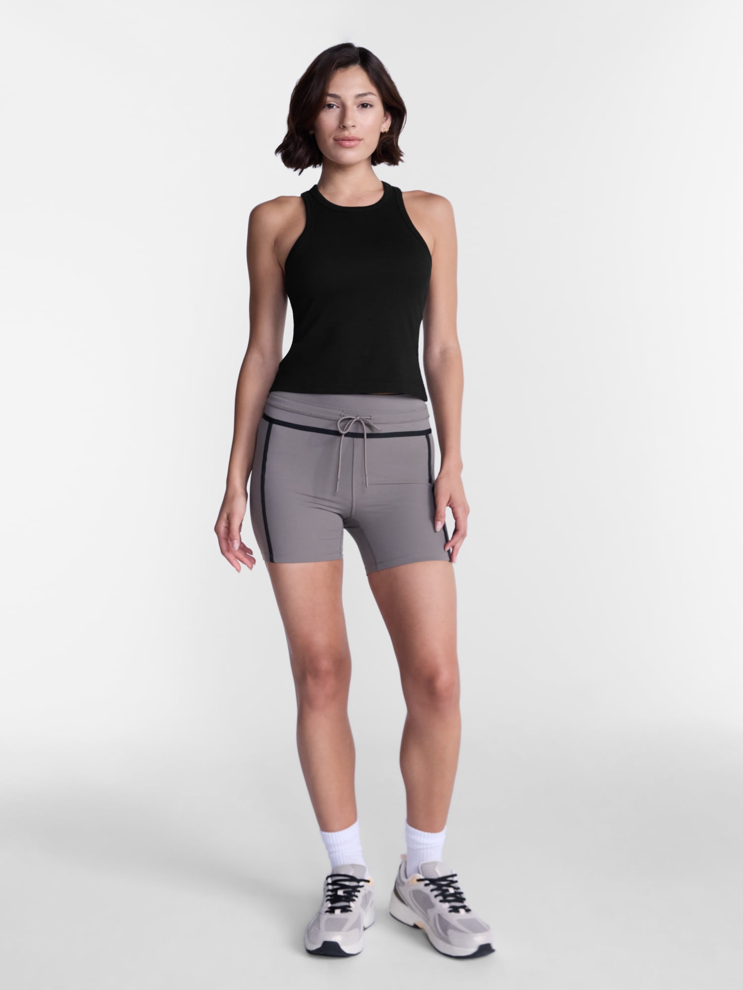 Avia Women’s Cropped Ribbed Tank Top, Sizes XS-XXL