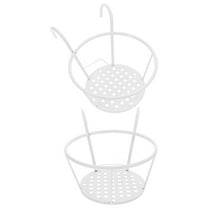 Nicehomfit Thick Iron Flowerpot Shelf for Bonsai and Plant Pot Holder 2Pcs