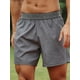 thumbnail image 5 of Pantalones cortos deportivos para hombre cintura elástica bolsillo para toalla lazo para correr baloncesto gimnasio atlético ajuste holgado pantalones cortos casuales de secado rápido, 5 of 7