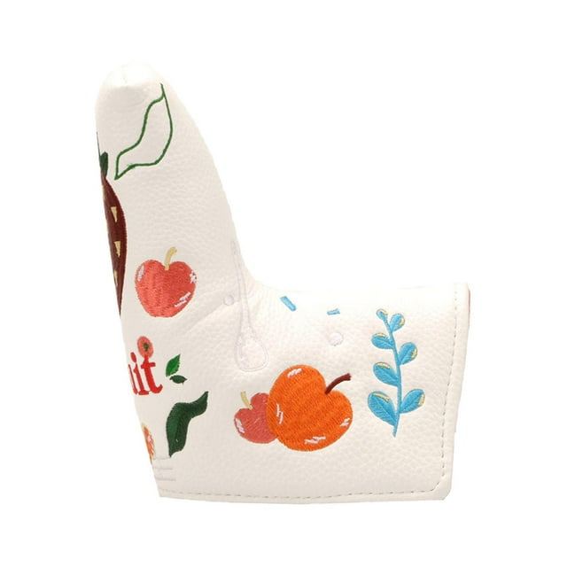 Cubierta de cabeza de palo de Golf tapa de cabeza de Club Cierre magnético C blanca Sharpla Headcover del putter del golf