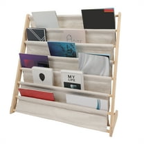 Toy Storage Organizer and Kids Bookshelf, Multi-functional 7 Tier Kids Bookcase, Toddler Bookshelf for Kids Rooms & Nursery