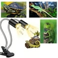 thumbnail image 3 of Mosey Reptile Heat Lamp Holder Dual-Head with 2/4/6H Cycle Timer Gooseneck Adjustable Turtles Lizards Snakes UVA/B Basking Light Bulb Metal Clip Rack, 3 of 8