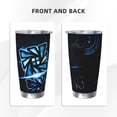 thumbnail image 3 of Saiise Geometry Dash Print Tumbler 20 Oz Stainless Steel Vacuum Insulated with Straw Coffee Cup for Home,Office,Outdoor Works Great for Ice Drinks and Hot Beverage, 3 of 8