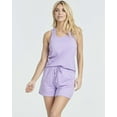 thumbnail image 2 of Real Essentials 4 Piece: Women's Super-Soft Tank Top and Short Pajama Set - Loungewear Sleepwear (Available in Plus Size), 2 of 6