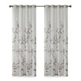 thumbnail image 2 of Madison Park Cecily 50x84" Burnout Printed Curtain Panel in Mauve, 2 of 5