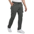 thumbnail image 4 of X RAY JEANS Mens Utility Cargo Pants, Grey, 34x30, 4 of 10