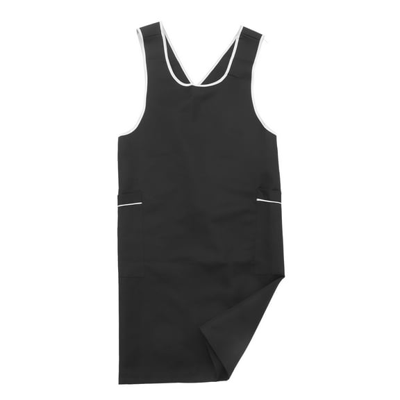 Supvox Hairdressers Apron Black Polyester 1Pack Professional With Pockets Stylist