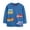AB531 Dark Blue, variant on Bjutir Fall Shirts For Boys Long Sleeve Dinosaur Print Pullover Tops Trendy Holiday Wear Tshirts Size 2-8 Years