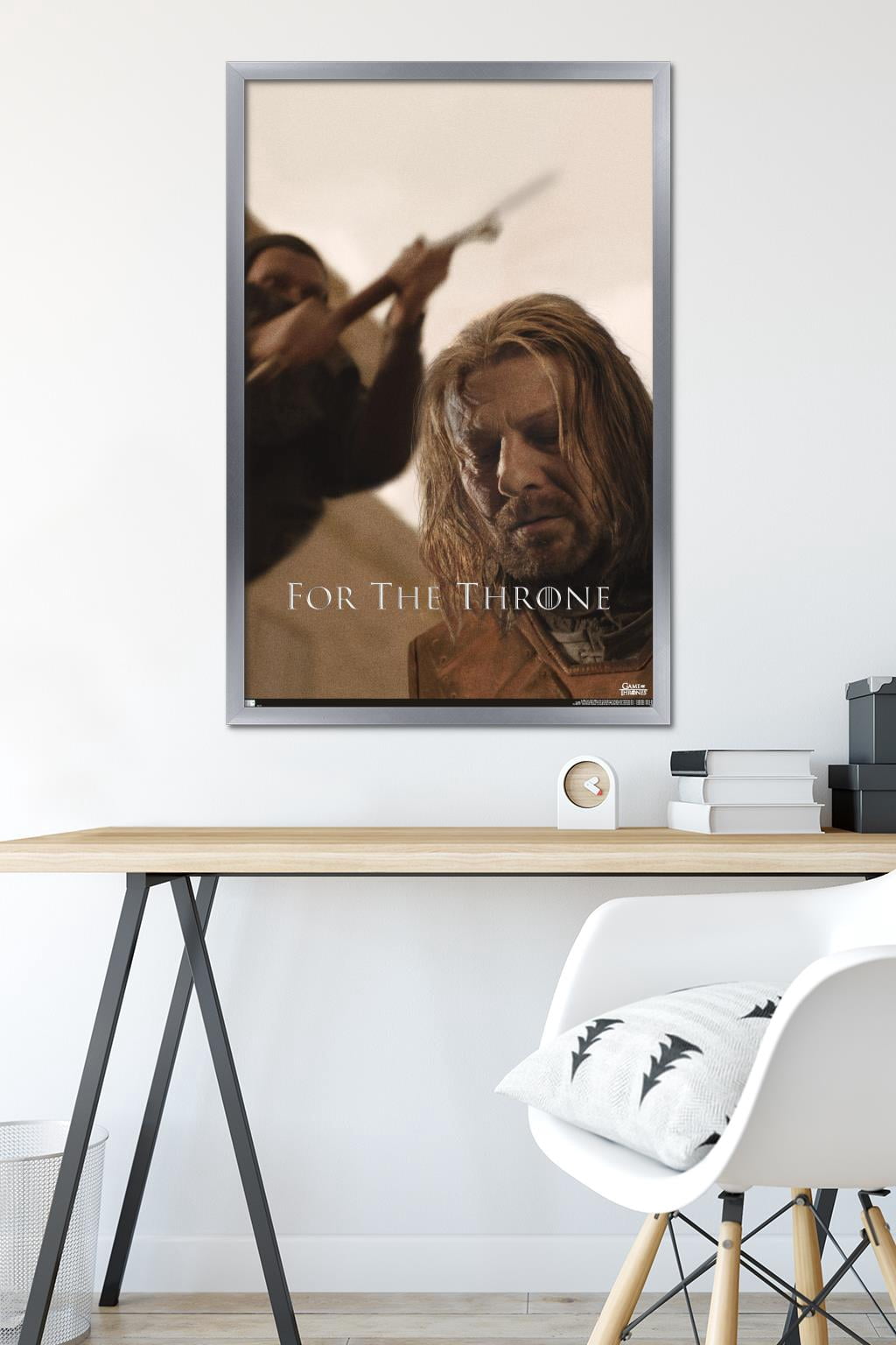 Game of Thrones - Ned Stark Wall Poster, 22.375" x 34", Framed