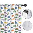 thumbnail image 3 of Blackout Kids Curtains,Dinosaur and Trees White Pattern Children's Insulated Curtains Set Of 2,Bedroom Essentials,Toddler Room Decor 42"x54", 3 of 4