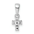 thumbnail image 3 of Auriga 925 Sterling Silver Cubic Zirconia Cross Pendant for Women, 3 of 6