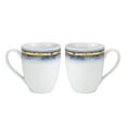 thumbnail image 1 of World Gifts Marble Design Coffee Mug Tea Cup Set - 24k Gold Plate AccentBlue w/gold, 2-pc Mug), 1 of 1
