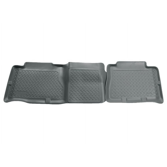 Husky Liners by RealTruck Classic Style Series | 2002-2006 Cadillac Escalade, 2000-2006 Chevy Tahoe, 2000-2006 GMC Yukon, 2003-2007 Hummer H2 | 2nd Seat Floor Liner, Grey | 61452