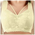 thumbnail image 2 of Wirefree Seamless Lace Bra for Women Comfortable Mesh Padded Soft Smoothing Underwire Free Support, 2 of 5
