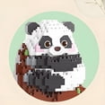 thumbnail image 4 of JUSIP 1083 PCS Animal Micro Mini Building Block Set Panda Hugging Tree Building Toy for Kid Multi Color, 4 of 6