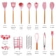 thumbnail image 3 of Juego de utensilios de cocina de silicona Hecef 32 piezas resistente al calor 446 °F sin BPA, 3 of 10
