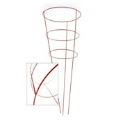 Southwestern Creation 42" Medium Duty 3-Ring Tomato Cage, Red