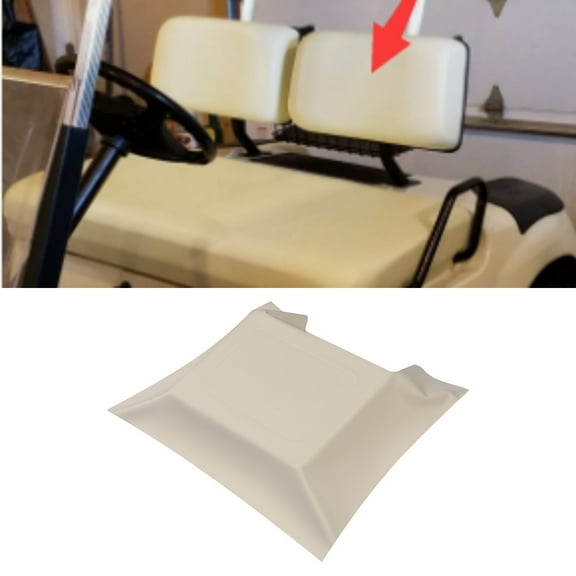 Kojem Seat Backrest Cover for 1991-2007 Yamaha G9 G14 G16 G19 G20 G22 Plastic White Seat Back Cover