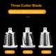 thumbnail image 5 of Cortador Multifuncional para Verduras: Ideal para Papas, Zanahorias y Más - Seguro y Fácil de Usar con 3 Cuchillas Incluidas, Sin Necesidad de Electricidad - Limpieza Rápida y Eficiente., 5 of 6