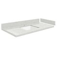 thumbnail image 6 of Transolid Vt37.5X22-1Ku-1 Silestone 38" Quartz Vanity Top - Stellar Snow, 6 of 7
