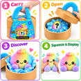 thumbnail image 3 of Mystery Rainbow Plush Dumpling Squishy, Cute Stuffed Dumpling Squishies Plushies Fidget Toy, Christmas Collectible Stress Relief Gift with Simulated Steamer & Fuzzy Handle, 3 of 6