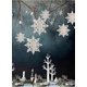 thumbnail image 2 of Set Of 6 Snowflake Shaped Strings For Window Decoration, 2 of 5